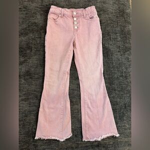 Girls Cat & Jack Pink Flare Jeans Size 8